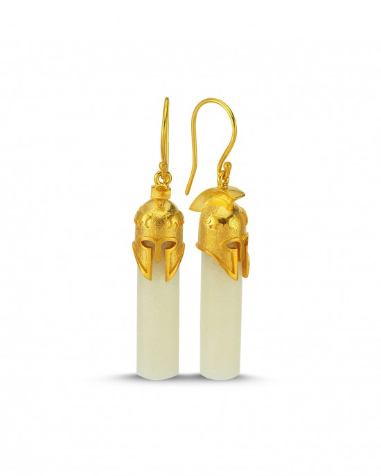 Athena Helmet Earrings