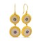 Evil Eye Double Earrings With Diamonds