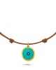 Small Evil Eye Necklace With Turquoise