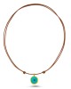 Small Evil Eye Necklace With Turquoise