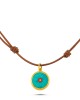 Big Evil Eye Necklace With Turquoise