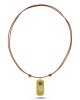 Rectangle Evil Eye Necklace